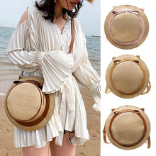 Load image into Gallery viewer, Hat Shaped Straw Bag