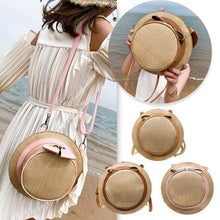 Load image into Gallery viewer, Hat Shaped Straw Bag