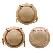 Load image into Gallery viewer, Hat Shaped Straw Bag