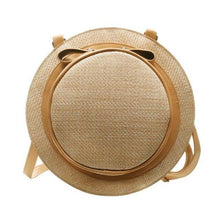 Load image into Gallery viewer, Hat Shaped Straw Bag