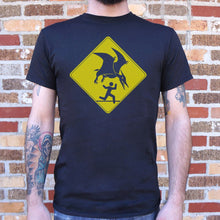 Load image into Gallery viewer, Pterosaur Warning  T-Shirt (Mens)