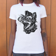 Charger l&#39;image dans la galerie, Punk Cat T-Shirt (Ladies)