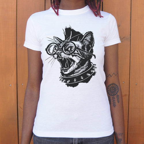 Punk Cat T-Shirt (Ladies)