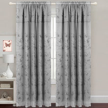Load image into Gallery viewer, Gabriella - Snow Voile Embroidered Panel - Set of 2