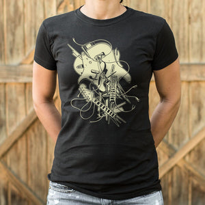 Smashed Guitar T-Shirt (Ladies)