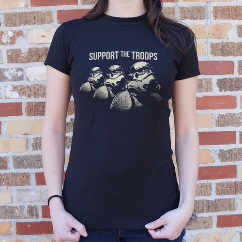 Support The Troops T-Shirt (Ladies)