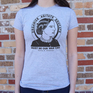 Susan B. Anthony Quote T-Shirt (Ladies)