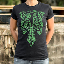 Cargar imagen en el visor de la galería, Tap The Spinal Skeleton T-Shirt (Ladies)