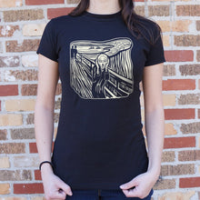 Cargar imagen en el visor de la galería, The Scream Painting T-Shirt (Ladies)