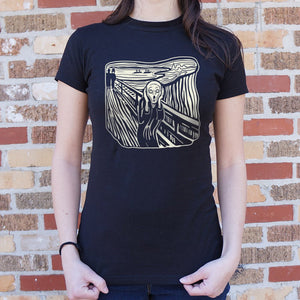 The Scream Painting T-Shirt (Ladies)