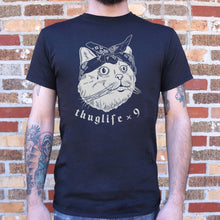 Cargar imagen en el visor de la galería, Thug Life Cat Times Nine T-Shirt (Mens)