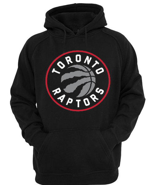 Toronto Raptors NBA New Circle Logo Hoodie Black