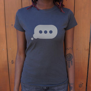 Typing Bubble T-Shirt (Ladies)