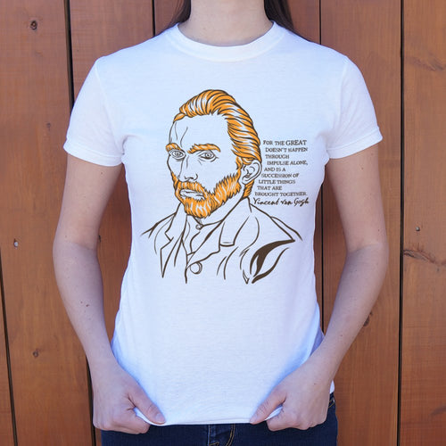 Vincent Van Gogh Quote T-Shirt (Ladies)