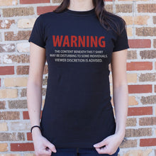 Load image into Gallery viewer, Viewer Discretion T-Shirt (Ladies)