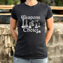 Cargar imagen en el visor de la galería, Weapons Of Choice Chess T-Shirt (Ladies)